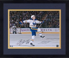 Framed Rasmus Dahlin Buffalo Sabres Signed 11x14 Celebration Photo