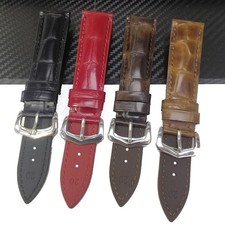 Double-sided Genuine Leather Watch Band Soft Comfortable Waterproof Strap12-24mm