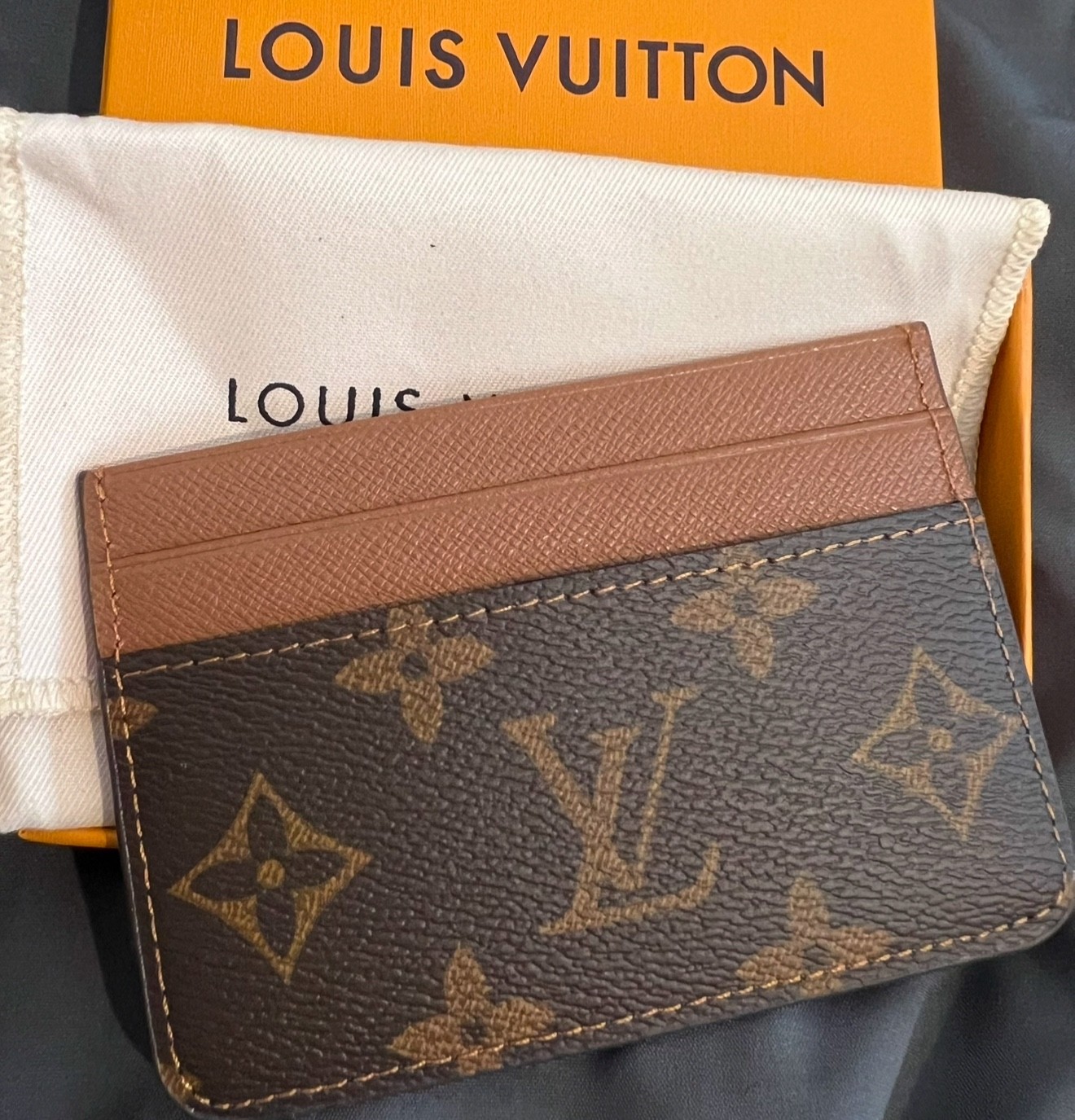 Louis Vuitton Brown Monogram Eclipse Cardholder W… - image 2