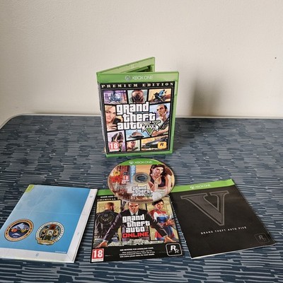 Grand Theft Auto V - Premium Edition (Xbox One) mit Handbuch & Karte - Disc Exl Con