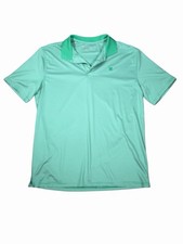 Ariat Tek Polo Shirt Mens Large Green Heat Series Performance Golf Polyester