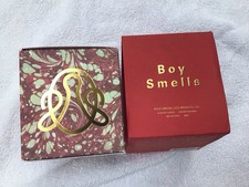boy smells  Broken Rosary  Candle NIB 8.5 Oz....