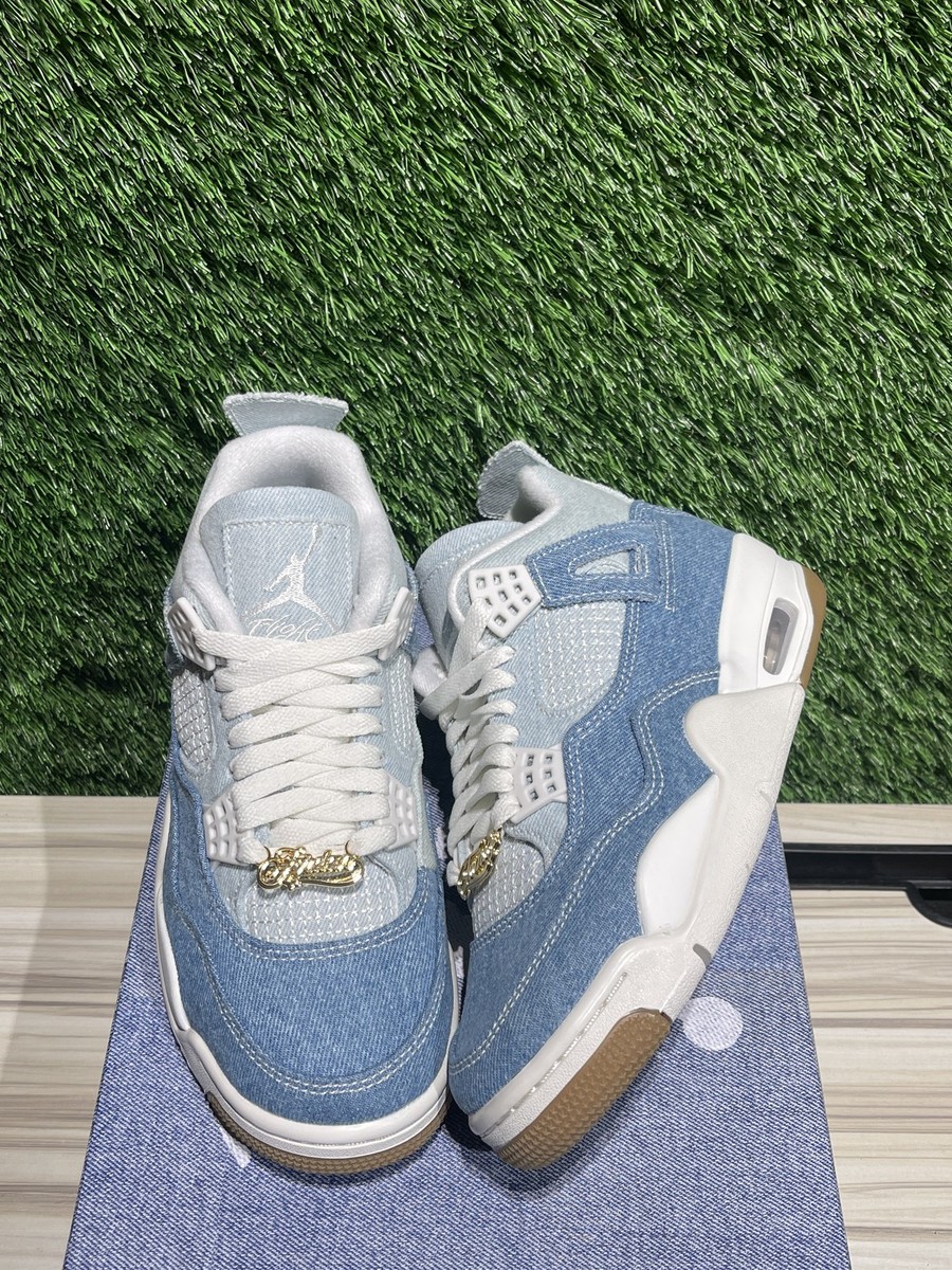 Size 6M/7.5W - Jordan 4 Retro TEX Denim Worn Blue (Women's) IB6716