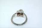 Designer 925 14k Cultured Pearl Sterling Silver & Yellow Gold Ring sz 6.5 — photo 4