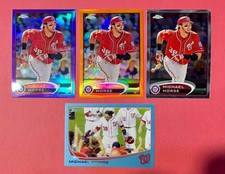 MICHAEL MORSE 2012 Topps CHROME #62 Base PURPLE ORANGE & 2013 Topps BLUE #138