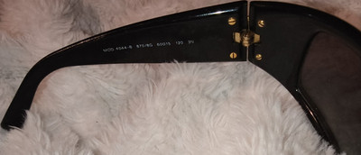 Versace 4044 B Wrap Sunglasses Black Frame Black Tinted Lenses UV400