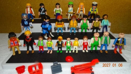 playmobile people lot minifigures bulk lot men mixed lot mixed years GC VINTAGE