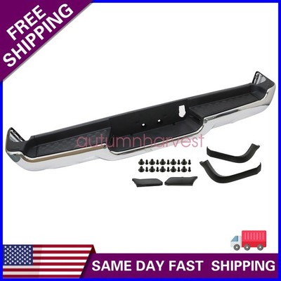 Rear Step Bumper 68404443AA W/Dual Exhaust Chrome Fit Ram 1500