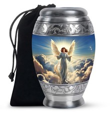 Blessed Angel Funeral Urns for Human Ashes Adult Mother, Urn for Ash 10 Inch 