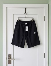 BNWT men's Nike Club Shorts In BLACK. Size LARGE