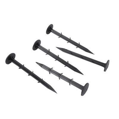 50PC 4.5'' Plastic Turf Spikes Groundsheet Stakes Windproof Outdoor Garden Fix