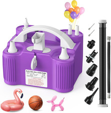 4-In-1 Electric Balloon Pump for All Balloons, Inflatables, and Sports Balls, Tr