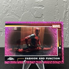 2025 Topps Chrome Deadpool Fashion and Function #58 Pink Shimmer /299