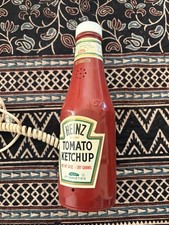 Ancien téléphone bouteille ketchup tomate Heinz 1984