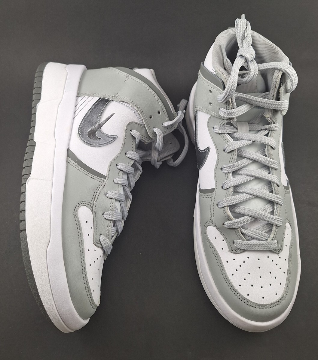 Nike Dunk High Up Light Smoke Gray Shoes (DH3718-106) Women's Size