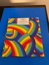 BRAND NEW CREATE IT 100 COTTON RAINBOW SKYPRECUT SEWING AND CRAFT FABRIC 18"X21