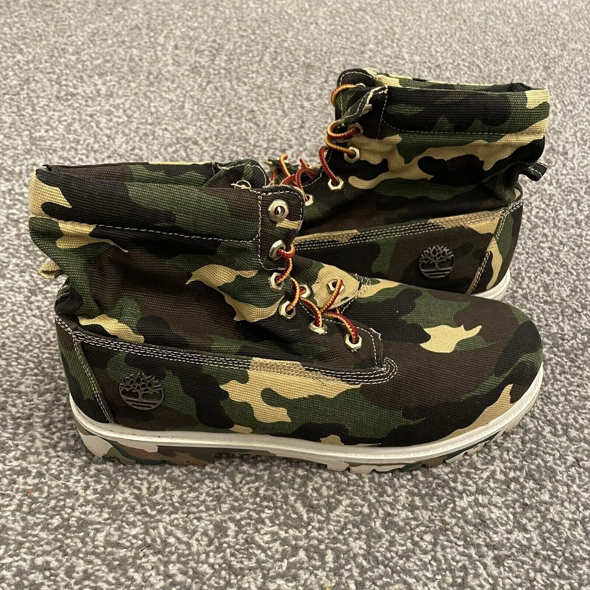 Camouflage sale timberland boots
