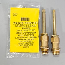 Brass Diverter Stem Long Style 5-3/16 Fits Pfister Verve Marquis Faucets Pair