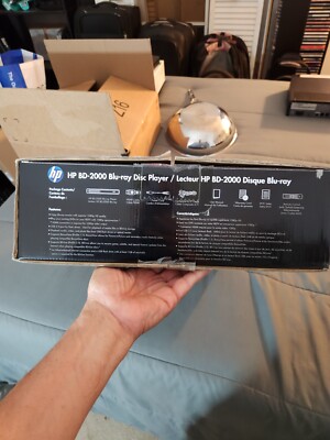 HP Blu-Ray Disc Player BD-2000 With Cables No Remote | eBay
