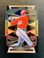 2020 Panini Chronicles Obsidian JUAN SOTO #38 Orange Electric Etch SP /50 