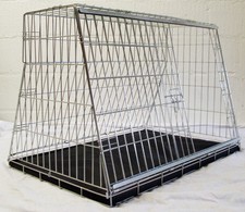 Dog Car Crate Boot Cage Folding Sloping Travel Crate for Hatchback & Estate