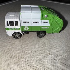 Tonka 2009 Recycling Truck Maisto White and Green Loose RARE