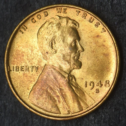 1948-S "HIGH GRADE" Lincoln Wheat Penny 1C - COINGIANTS -