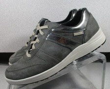 REBECA DK TAUPE LMSP60 WOMEN'S SHOES US 7.5 NUBUCK SNEAKERS BY MEPHISTO