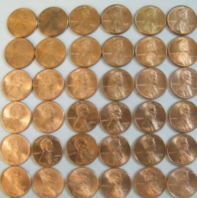 4315. 未使用 2025年 アメリカ リンカーン 11枚組 Lincoln Cent Penny Set 1959-2025 PD & 68-74 S 151 Coins UNC