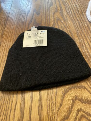Healhtex Black Winter Hat Beanie Child's Infant Cap Knit Boys Girls Toddler