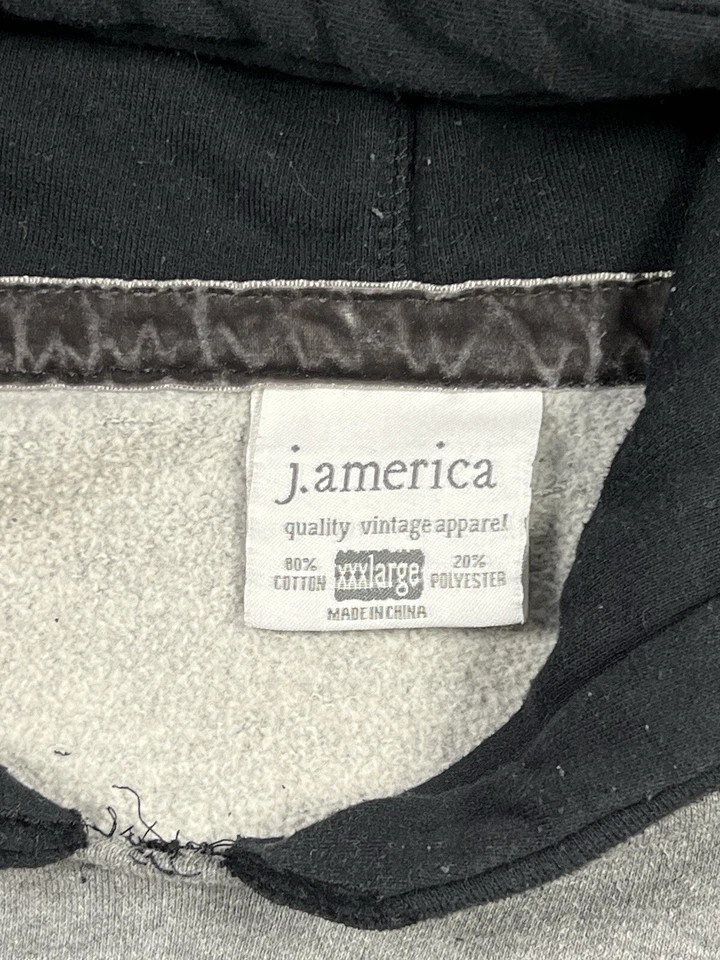 Sudadera con Capucha Gris Para Hombre Y2K Adam Ashcroft Dirt Track Racing Talla XXXL Foto 3 de 4