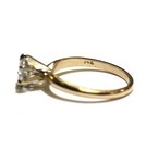 GIA 14k yellow gold .81ct I1 J diamond solitaire engagement ring 4g 6.5 natural — photo 4