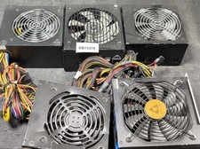 LOT of 5 power Supplies for Parts - Various Models, No power Cord