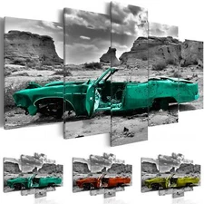 OLD CAR Canvas Wall Art Image Photo Print c-A-0065-b-n