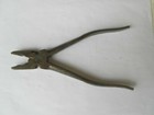  Vintage Utica Tool Co Button's Patent Wire Snips & Pliers 8 1/4" Diamond Logo — photo 2