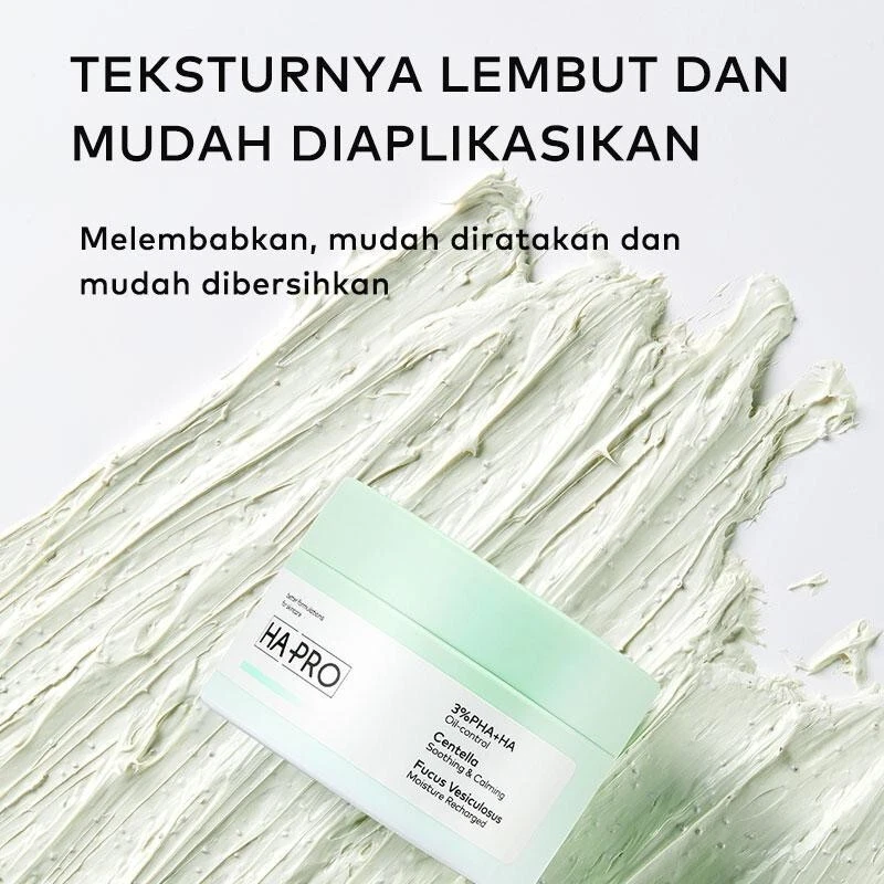 HA PRO Cica & Lactic Acid Clay Mask 100g | Acne Clay Mask US Free Tax - Image 3 of 4