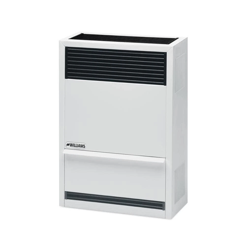Williams Direct-Vent Gravity Wall Heater 14000-Btuh  18u0026#034;X26.8u0026#034;X7.1u0026#034; Soft-White 93909299064 | eBay