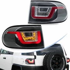 VLAND Pair LED Tail Lights-Brake Rear Lamp Light For Toyota FJ Cruiser 2007-2017