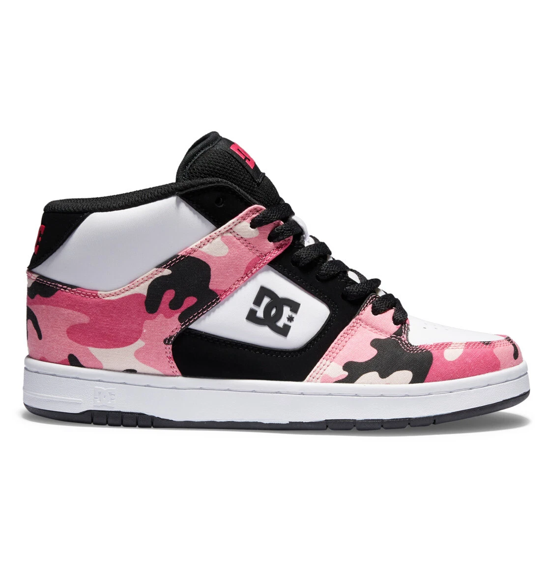 Dc Shoes Manteca 4 Mid Nero Crazy Rosa ADJS100162 BZC Da Donna UK Taglie 5 7