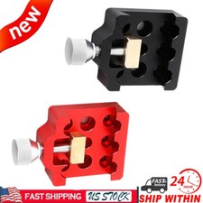 Medium Dovetail Clamp With Brass Screw 75 Degree Base Red/Black for Telescope