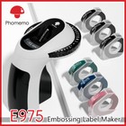 3D Embossing Label Maker with 6 Color Label Tapes 3/8" for Phomemo Omega Xpress