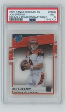 2020 Panini Chronicles Clearly Donruss Rated Rookie Autographs Holo Mosaic Joe