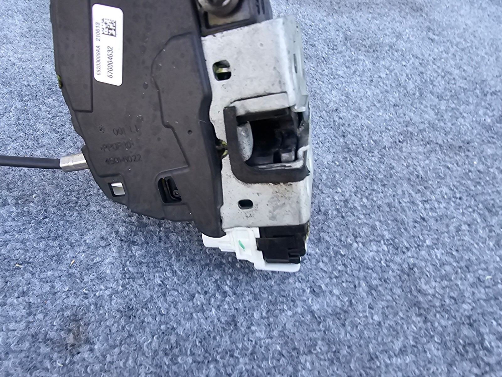 REAR LEFT DOOR LATCH LOCK ACTUATOR OEM 74K 14-19 MASERATI GHIBLI S QUARTOPORTE
