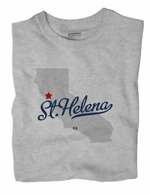 St.Helena California CA T-Shirt MAP