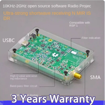 HamGeek 10KHz-2GHz Opensource MIRISDR M3 Full Band SDR Receiver Support RSP1