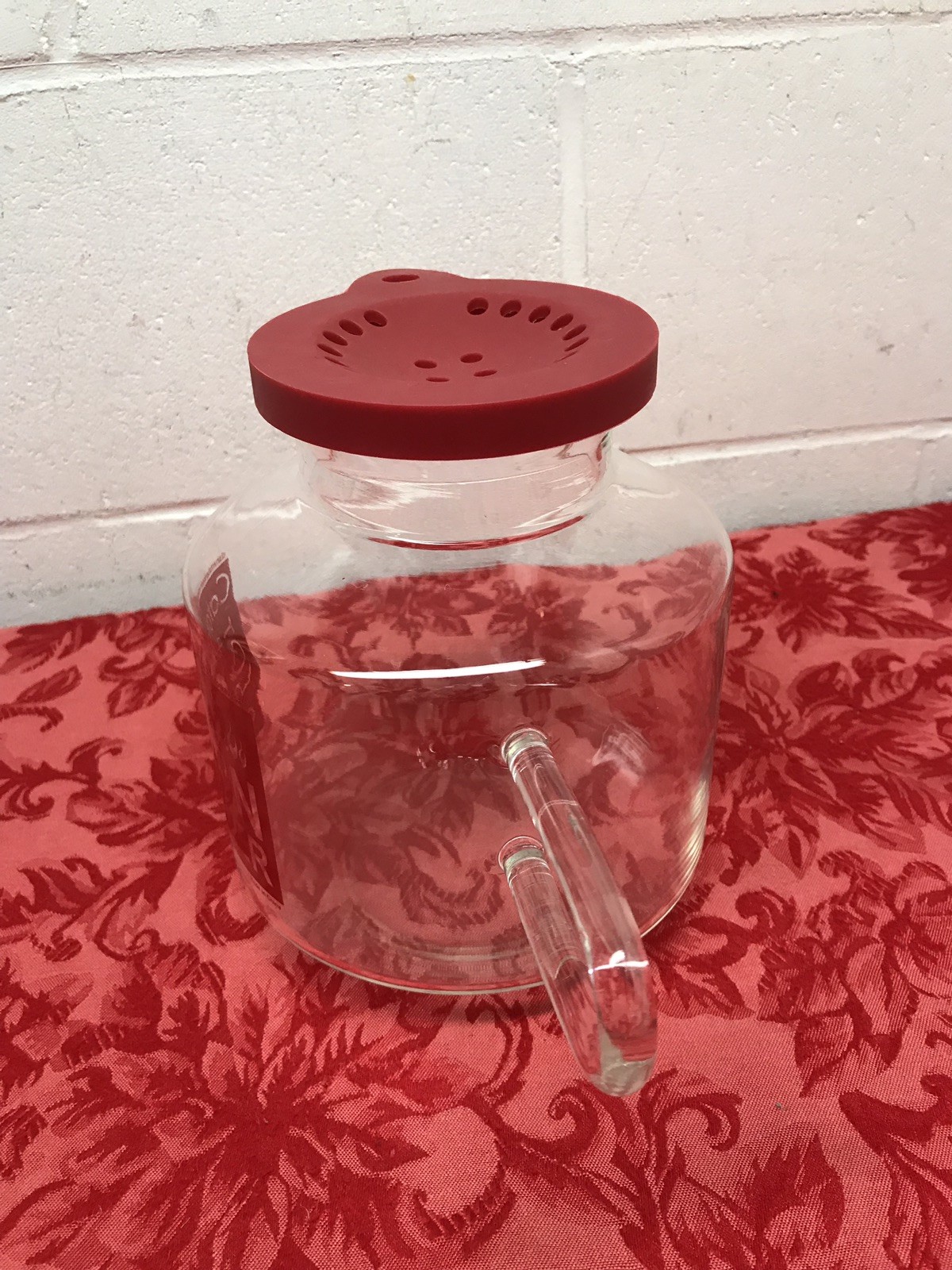 CATAMOUNT GLASSWARE GLASS MICROWAVE 2.5 QT POPCORN CORN POPPER eBay