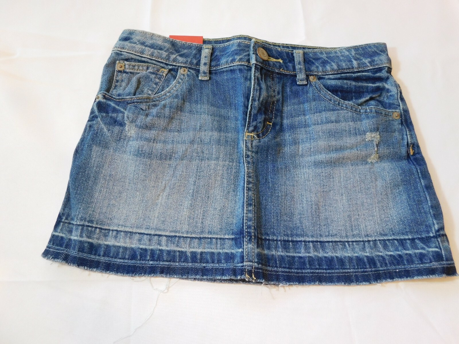 Youth Denim Skirt Size L 10-12 Blue 