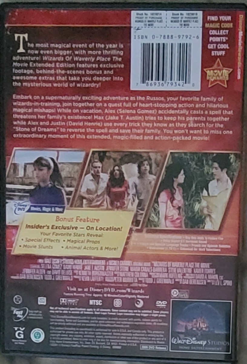 Wizards of Waverly Place: The Movie [DVD, Extended Edition] Selena