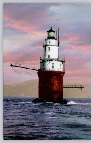 Mile Rocks Lighthouse California San Francisco Bay Chrome Postcard ...