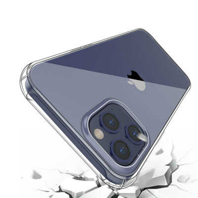 Für iPhone 14 13 12 15 Pro Max Mini 11 XR Stoßfest Clear TPU Silikon Case Hülle